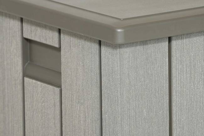 Сундук пластиковый WoodLook, 570 л, серый Сундук пластиковый WoodLook, 570 л, серый