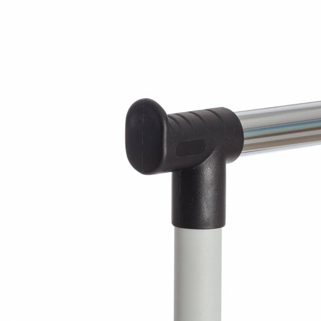 Вешалка JET металл, пластик, 86*44*166 см, черный/светло-серый/хром черный/светло-серый/хром металл, пластик