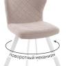 Стул DikLine 339 поворотный B03 BEIGE, ножки белые