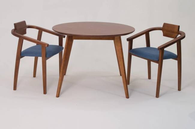 Стул-кресло Челси ПМ орех синий Стул-кресло Челси ПМ орех синий