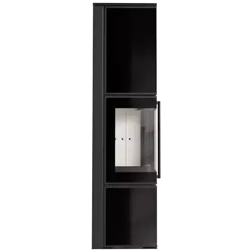 Печь Kratki PRO TORA/L 8 кВт, чёрное стекло