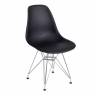 Стул CINDY IRON CHAIR (EAMES) (mod. 002) металл, пластик, 51x46x82,5, черный (Комплект из 4 шт.)