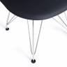 Стул CINDY IRON CHAIR (EAMES) (mod. 002) металл, пластик, 51x46x82,5, черный (Комплект из 4 шт.)