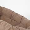 Кресло PAPASAN ECO/ПАПАСАН ЭКО P115-1/SP STD /c подушкой, ремешками/ Natural (натуральный), экошерсть Коричневый, 1811-5 Natural (натуральный)