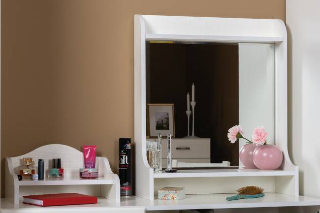 Полка настольная Ливерпуль 10.117 цвет ясень ваниль