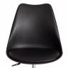 Офисное кресло TULIP (mod.106-1) / 1 шт. в упаковке металл/пластик/PU, 58 x 47 x 97см, Black (черный) / Chrome (хром) Black (черный) / Chrome (хром) металл/пластик/PU