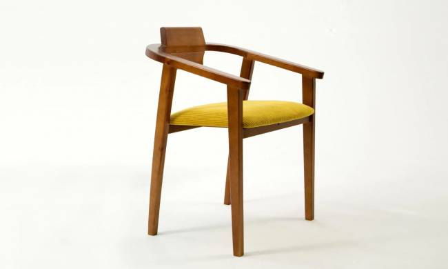 Стул-кресло Челси ПМ орех/жёлтый