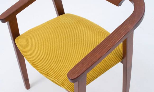 Стул-кресло Челси ПМ орех/жёлтый