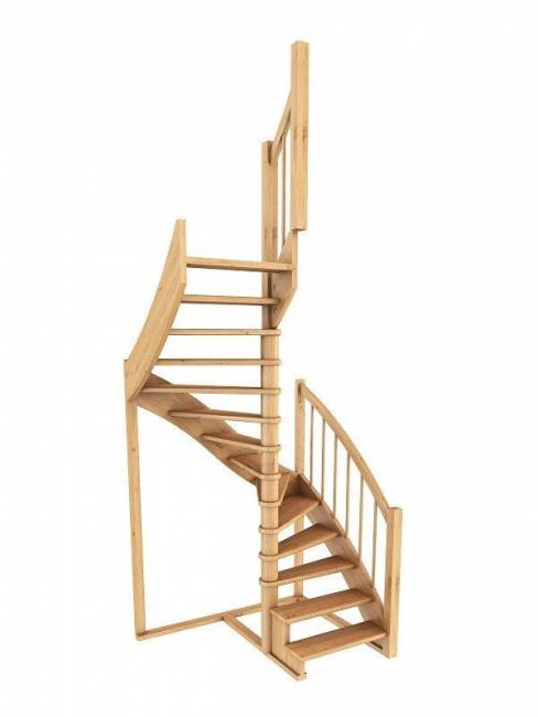 Деревянная лестница К-005м/2