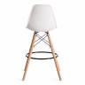 Стул барный Cindy Bar Chair (mod. 80-1) / 1 шт. в упаковке дерево бук/металл/пластик, 50 х 51 х 109 см, White (Белый) 70029/ натуральный White (Белый) 70029/ натуральный дерево бук/металл/пластик