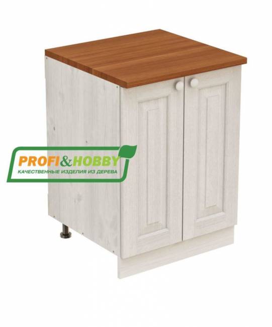 Тумба мойка 600 х 560 х 720 сосна, без покраски