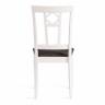 Стул Камилла сиденье мягкое (CAMILLE SOFT) дерево гевея, МДФ, 44х54х95, pure white (402) , ткань, серый (Комплект из 2 шт.) pure white (402) дерево гевея, МДФ