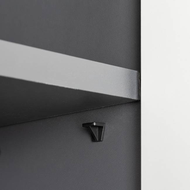 Горка в гостиную Сидней цвет антрацит/МДФ веллюто капучино Горка в гостиную Сидней цвет антрацит/МДФ веллюто капучино