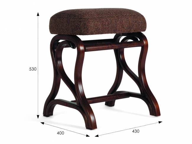 Банкетка Диана темно-коричневый/рогожка коричневая Банкетка Диана темно-коричневый/рогожка коричневая