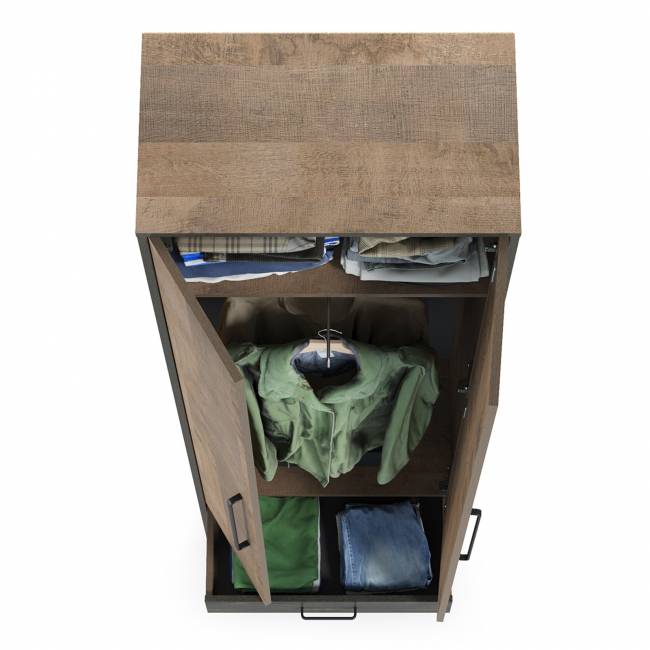 Шкаф для одежды Трувор 13.328.02 цвет дуб гранж песочный/интра