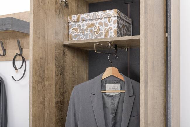 Шкаф для одежды Трувор 13.328.02 цвет дуб гранж песочный/интра