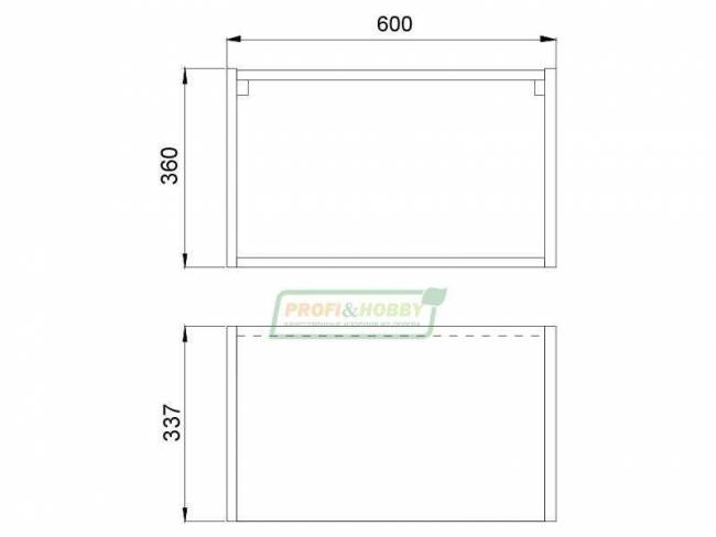 Шкаф (корпус) 600х340х360