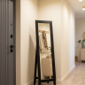 Зеркало напольное BeautyStyle 1 черный 130 см х 35 см