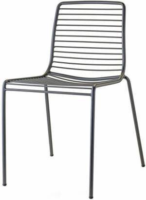 Стул металлический Summer антрацит 520х575х800 мм