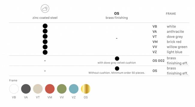 Стул металлический Summer антрацит 520х575х800 мм