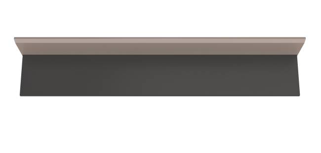 Полка открытая Сидней 16.486 цвет антрацит/МДФ веллюто капучино Полка открытая Сидней 16.486 цвет антрацит/МДФ веллюто капучино