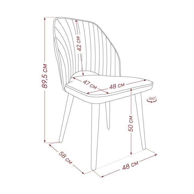 Стул Leset Арман 360 (поворотный механизм) Бежевый Белый Стул Leset Арман 360 (поворотный механизм) Бежевый Белый