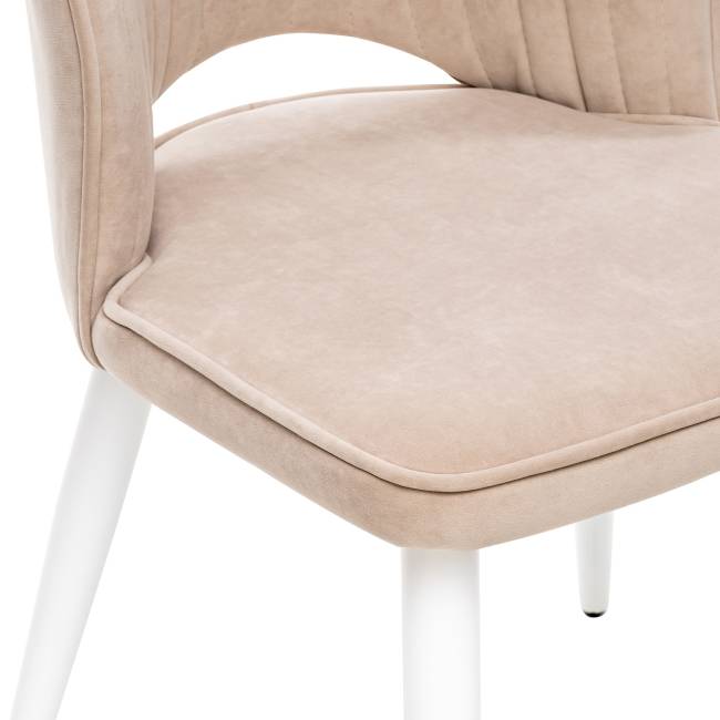 Стул Leset Арман 360 (поворотный механизм) Бежевый Белый Стул Leset Арман 360 (поворотный механизм) Бежевый Белый