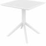 Стол пластиковый Sky Table 70 белый 700х700х740 мм