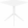 Стол пластиковый Sky Table 70 белый 700х700х740 мм