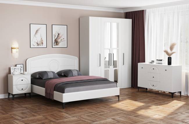 Комод Валенсия 13.309 цвет белый шагрень Комод Валенсия 13.309 цвет белый шагрень