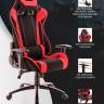 Кресло Everprof Lotus S4 Ткань Черный/Красный