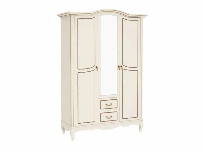 Шкаф Малонн Ави 3-х створчатый Белый