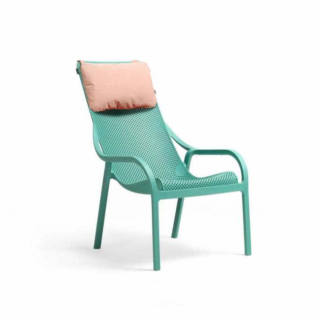 Подушка-подголовник для лаунж кресла Net Lounge розовый 465х290х70 мм Подушка-подголовник для лаунж кресла Net Lounge розовый 465х290х70 мм