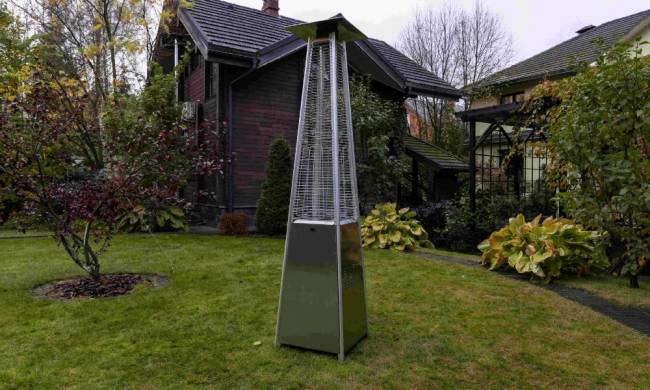 Уличный газовый обогреватель EVA из нержавеющей стали Уличный газовый обогреватель EVA из нержавеющей стали