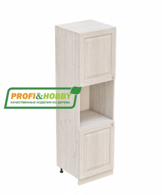 Пенал 2040 х 600 х 560 филенка, 2 двери (без полок), сосна, без покраски