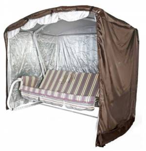 Чехол  для садовых качелей Эдем Люкс 220х175х185, шоколад