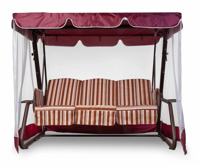 Тент-крыша + москитная сетка Венеция/Элегант Премиум/Артемида 210х140х200, бордовый
