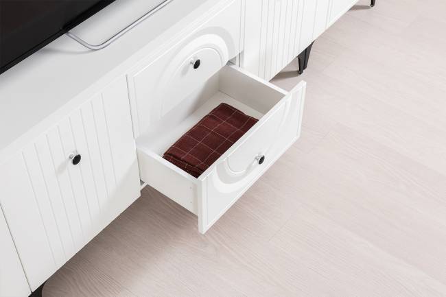 Валенсия стенка в гостиную № 66 цвет белый шагрень Валенсия стенка в гостиную № 66 цвет белый шагрень