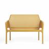 Диван пластиковый Net Bench коралловый 1160х700х860 мм