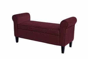 Пуф Морган бордовый