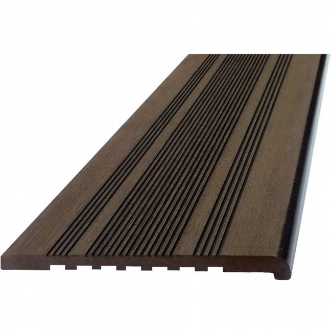 Ступень из ДПК ECODECK, 345*23,5*4000, венге