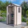 Сарай Wotex Storage-01-1 (бежевый с коричневым) 134x104x204 cм