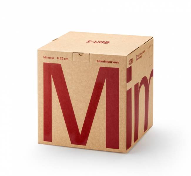 Ваза для цветов Mimosa лен, тортора Ø245х250 мм